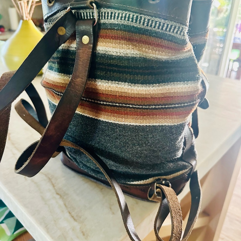 Peruvian handmade backpack
100% leather - Picture 2 of 2